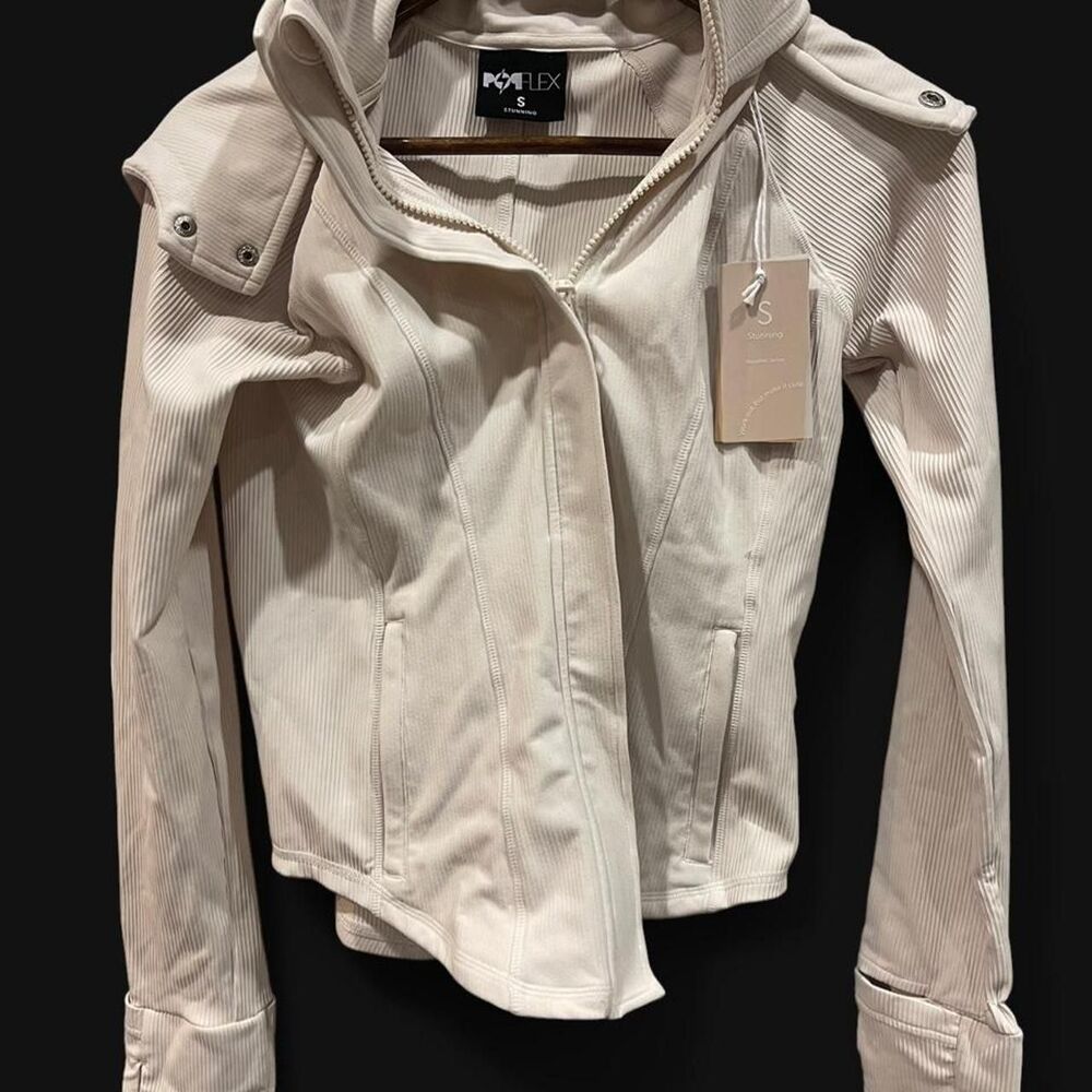 Popflex-active Women's Cream and Pink Jacket